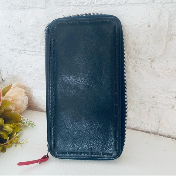 VISVIM ORGANIZED WALLET LEATHER BLACK - Picture 2 of 10